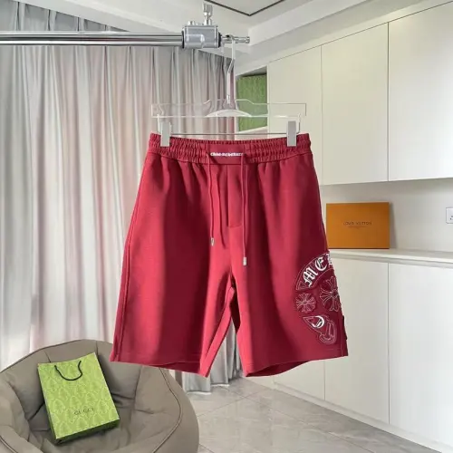 Chrome Hearts Pants for Chrome Hearts Short pants for men Black/Red/Blue #B53782