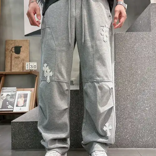 Chrome Hearts Pants for Chrome Hearts long pants for men #B60770