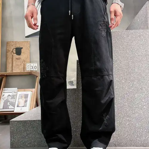 Chrome Hearts Pants for Chrome Hearts long pants for men #B60771