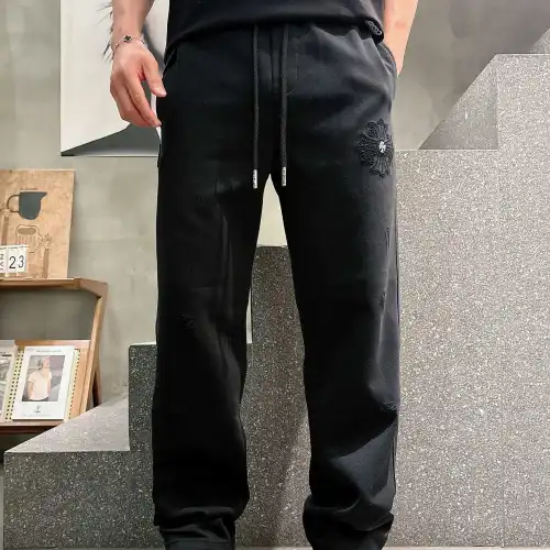 Chrome Hearts Pants for Chrome Hearts long pants for men #B60778