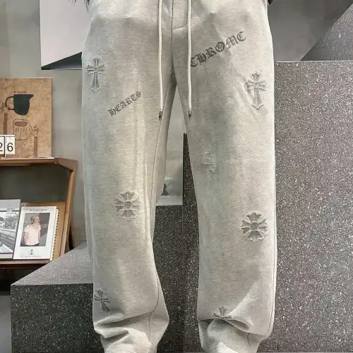 Chrome Hearts Pants for Chrome Hearts long pants for men #B60785
