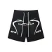 Hellstar Short pants Black/Grey/Red #B53184