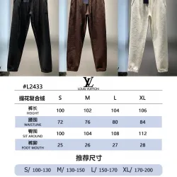 Louis Vuitton Pants for Louis Vuitton Long Pants #B40424