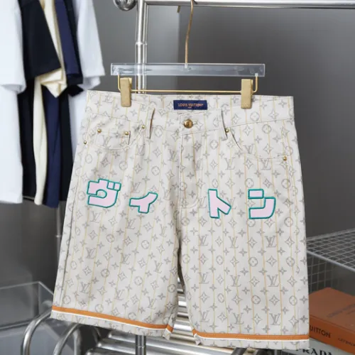  Louis Vuitton Short Pants for men Catwalk collaboration denim shorts #B52924
