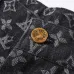 Louis Vuitton Black Denim Print Shorts #B52915