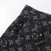 Louis Vuitton Black Denim Print Shorts #B52915