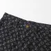 Louis Vuitton Black Denim Print Shorts #B52915