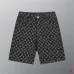 Louis Vuitton Black Denim Print Shorts #B52915