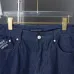 Louis Vuitton Lettering embroidered denim shorts #B52914