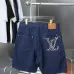 Louis Vuitton Lettering embroidered denim shorts #B52914