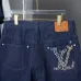Louis Vuitton Lettering embroidered denim shorts #B52914