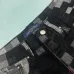 Louis Vuitton Pants for Louis Vuitton Short Pants for men Black plaid jeans short #B52910