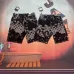 Louis Vuitton Pants for Louis Vuitton Short Pants for men Black plaid jeans short #B52910