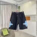 Louis Vuitton Pants for Louis Vuitton Short Pants for men Black/White/Blue #B53781