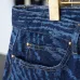 Louis Vuitton Pants for Louis Vuitton Short Pants for men Rippled denim shorts #B52922