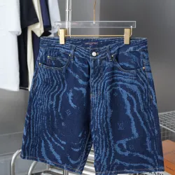  Pants for  Short Pants for men Rippled denim shorts #B52922