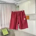 Moncler pants for Moncler  short pants  for men Red/Blue/Black #B53780