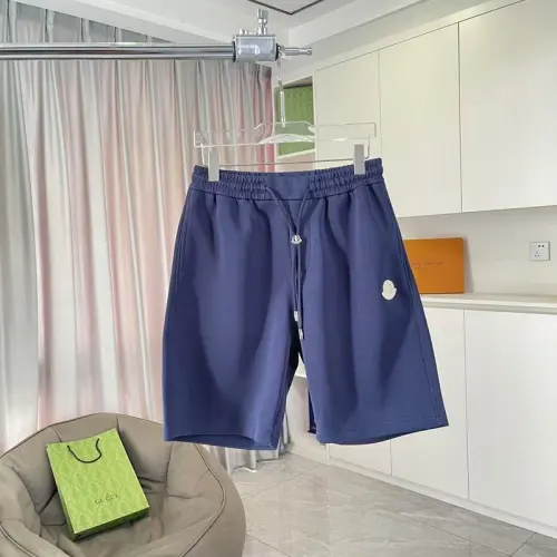 Moncler pants for Moncler  short pants  for men Red/Blue/Black #B53780