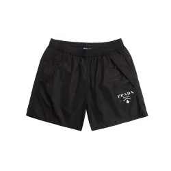 Prada Pants for Men Black Light Re-nylon Shorts #B53840