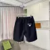 Prada Shorts Pants for Men Black/White/Blue #B53676