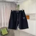 Prada Shorts Pants for Men Black/White/Blue #B53676