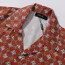 Amiri Red Patterned Cuban Collar Short Sleeve Shirt For Fashion - Forward Looks #B54192