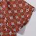 Amiri Red Patterned Cuban Collar Short Sleeve Shirt For Fashion - Forward Looks #B54192