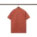 Amiri Red Patterned Cuban Collar Short Sleeve Shirt For Fashion - Forward Looks #B54192