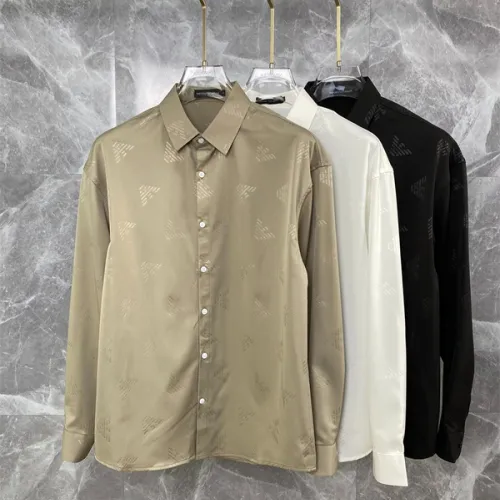 Armani Shirts for Armani Long-sleeved Shirts For Men #B38293