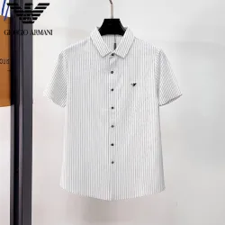 Armani Shirts for Armani short-sleeved Shirts For Men #B61446 Armani Shirts for Armani short-sleeved Shirts For Men #B61446