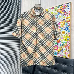 Burberry Shirts for Burberry AAA+ Shorts-Sleeved Shirts for men #B53127