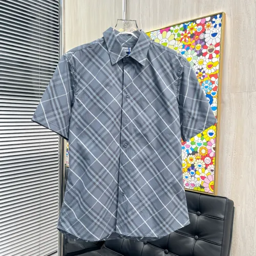 Burberry Shirts for Burberry AAA+ Shorts-Sleeved Shirts for men #B53128