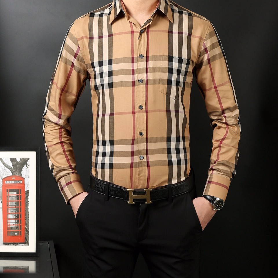 Burberry AAA+ Long-Sleeved Shirts for men #818102 - Buy $62 Shirts