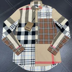 Burberry Shirts for Burberry Men's AAA+ Burberry Long-Sleeved Shirts #99906623