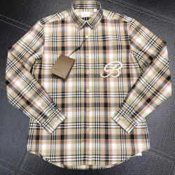 Burberry Shirts for Burberry Men's AAA+ Burberry Long-Sleeved Shirts #99913252