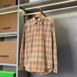 Burberry Shirts for Burberry Men's AAA+ Burberry Long-Sleeved Shirts #B58518