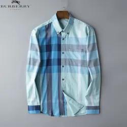 Burberry Shirts for Men's Burberry Long-Sleeved Shirts #9125021