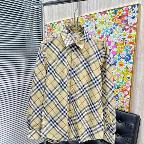 Burberry Shirts for Men's Burberry Long-Sleeved Shirts #B58475
