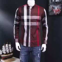 Men's Burberry Long-Sleeved Shirts #807188