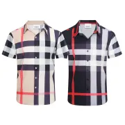 Burberry Shirts for Men's Burberry Shorts-Sleeved Shirts #99920199