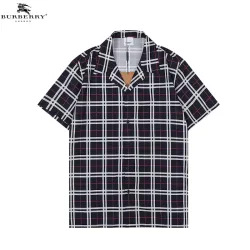 Burberry Shirts for Men's Burberry Shorts-Sleeved Shirts #99922058