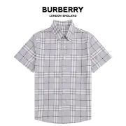 Burberry Shirts for Men's Burberry Shorts-Sleeved Shirts #999930504