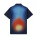Casablanca Shirts Gradient Silk Short Sleeve Shirt #B53680