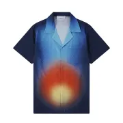 Casablanca Shirts Gradient Silk Short Sleeve Shirt #B53680