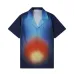Casablanca Shirts Gradient Silk Short Sleeve Shirt #B53680