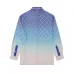 Casablanca Shirts Jacquard Gradient Long Sleeve Silk Shirt #B53679