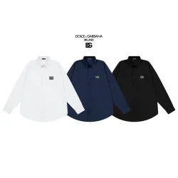 D&G Shirts for D&G Long-Sleeved Shirts For Men #B44046