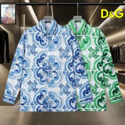 D&G Shirts for D&G Long-Sleeved Shirts For Men #B45716