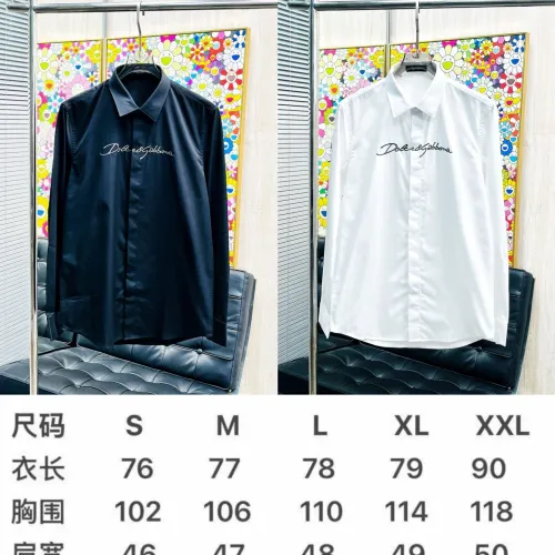 D&G Shirts for D&G Long-Sleeved Shirts For Men #B58435