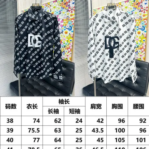 D&G Shirts for D&G Long-Sleeved Shirts For Men #B58451
